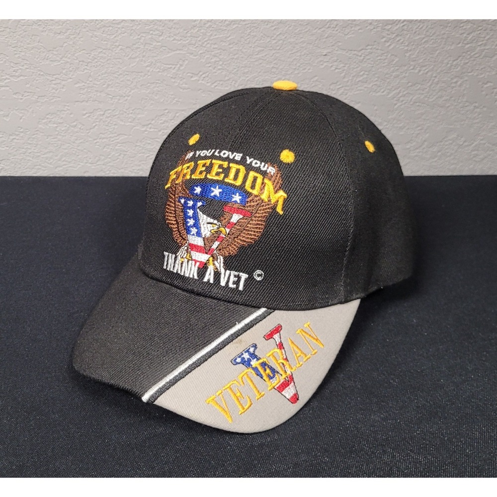 KYS Design Cap "If You Love Your Freedom" Military Veteran Baseball Cap Hat OSFM